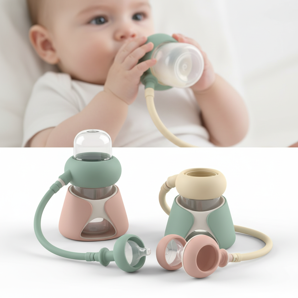 Creative Hands-free Baby Bottle For Feeding Infants